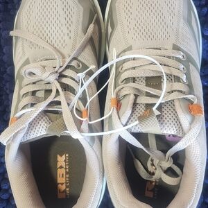 RBX Men’s Bryne Running Shoes – EF14242 Beige and Orange Sneakers NWOT Sz 10.5